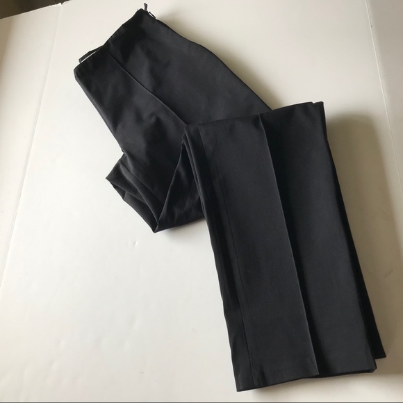 Max Mara Black Cropped Straight Leg Pants - Picture 8 of 11